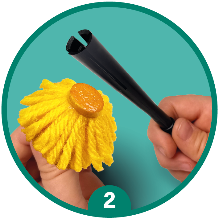 Étape 2 : pose la grille sur le modèle imprimé